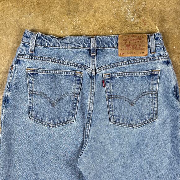 Vintage Levi’s 550 Jeans Women’s 14 Relaxed Fit Tapered Leg 1998 Light Wash‎ - Picture 5 of 13